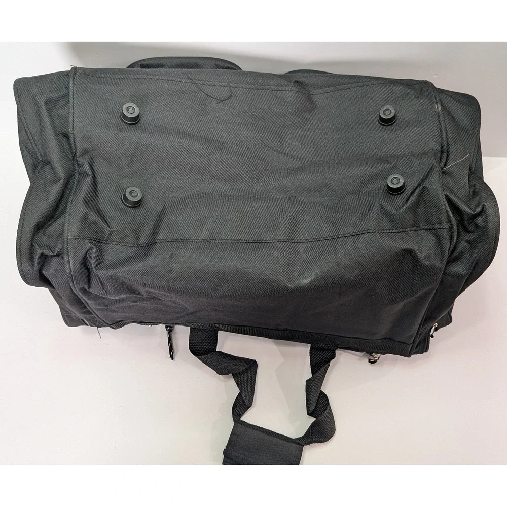 Argo Sport Duffel Bag Mens Large Black Excellent Tactical Travel Gym Gear Bag